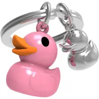 Metalmorphose - Sleutelhanger - Pink Duck