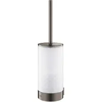 GROHE Toiletborstel Selection Glas met Wandhouder Hard Graphite Geborsteld