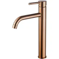 FortiFura Calvi Wastafelkraan - 33.9cm - verhoogd - opbouw - Geborsteld koper PVD (Koper) SW970032
