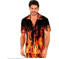 Widmann Bbq Meat On Fire Shirt Man