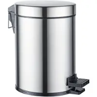 FortiFura Calvi pedaalemmer - 5 liter - rond - Geborsteld RVS PVD (RVS) SW1111578