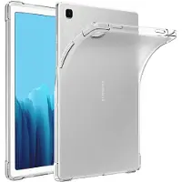 Ntech Hoesje Geschikt Voor Samsung Galaxy Tab A7 lite Hoes Transparant siliconen Shockproof Hoesje - Galaxy Tab A7 hoesje Silicone Schokbestendig cover