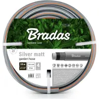 Bradas Tuinslang Silver Matt – 13 mm (1/2") – 30 m – 4-laags – Anti-knik – UV-bestendig