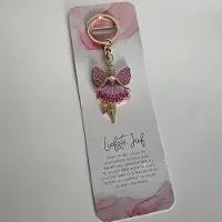Miko Sleutelhanger engel liefste juf - cadeau idee juf - einde schooljaar - verjaardag juf - juf - engel - sleutelhanger