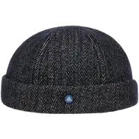 Hammaburg Dark Herringbone Dockermuts by