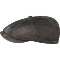 Stetson Hatteras Goat Suede Flat Cap by