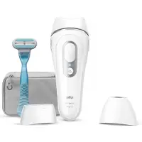 Braun Silk-expert Pro Silk expert Pro 3 PL3121, Zilver, Wit, Intensieve pulserende lichttechnologie (IPL), Geschikt voor gebruik in het Verenigd Koninkrijk, AC, 100 - 240 V, 1,17 kg