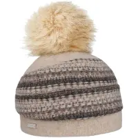 Seeberger Faux Fur Pom Walkloden Muts by