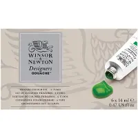 Taidepiste Designers Gouache tubes 14 ml (6 stuks)