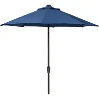 Intratuin Parasol Trinidad Blauw 80+UV D 250 Cm