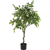 Intratuin Kunstplant Rubberboom D 17,9 H 107 Cm