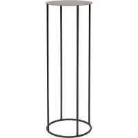 Intratuin Bijzettafel Ava Zwart D 25 H 70 Cm