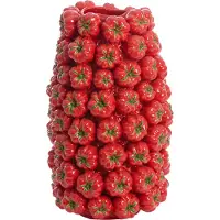 Light & Living Vaas deco 31,5x30,5x52 cm TAMINA keramiek rood