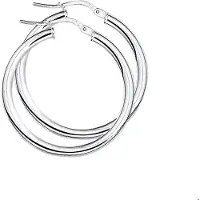 TFT Creolen Ronde Buis Zilver Glanzend 3 mm x 32 mm