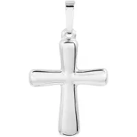 The Jewelry Collection Zilver Gerhodineerde Hanger kruis 1332824