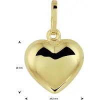 The Jewelry Collection Hanger Hart 14K Geelgoud