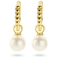 The Jewelry Collection goud (geelgoud) klapoorringen parel 4024444