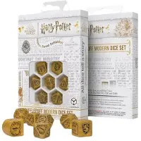 Q-workshop Hufflepuff Modern Dice Set (Yellow)