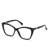 Max mara MM5036 54/14/140 Glanzend zwarte Voorzijde acetaat DAMES MM5036
