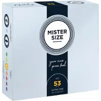 Mister Size Passion & Love Condoms Pure Feel 53 mm - Size M
