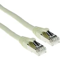 Intronics FB6015, 15 meter, Cat6a, S/FTP (S-STP), RJ-45, RJ-45, ivoorwit