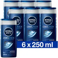Nivea 6x Douchegel Cool Kick 250 ml