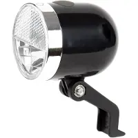 Ikzi Light Ikzi NERO - Fietskoplamp - Retro - 10 Lux - Batterij - Zwart