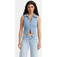 Levi's Lilou Tank Top Blue Size: XXS | Tanks &amp; Camis Outlet | Dames | Blauw