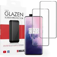 BMAX 2-pack OnePlus 7 Pro Glazen Screenprotector - Full Cover