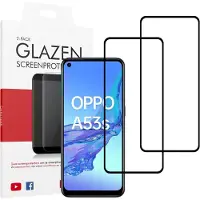 BMAX 2-pack OPPO A53s glazen screenprotector - Full Cover