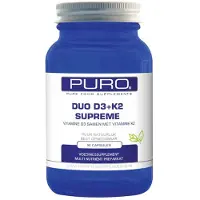Puro Food Supplements Duo D3+K2 Supreme (90 capsules)