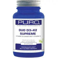 Puro Food Supplements Duo D3+K2 Supreme (30 capsules)