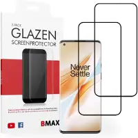 BMAX 2-pack OnePlus 8T Glazen Screenprotector - Full Cover