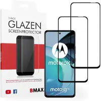 BMAX Screenprotector Moto G72 - 2-pack - Gehard glas - Full Cover