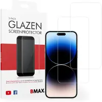 BMAX Screenprotector iPhone 14 Pro - 2-pack - Gehard glas