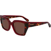 Salvatore Ferragamo SF2035S Opaline burgundy/red tortoise 52/19/145 WOMAN Zonnebrillen