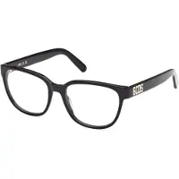 GCDS GD5034 53/17/140 Glazen Shiny zwart Voorzijde acetaat UNISEX GD5034