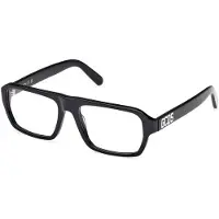GCDS GD5038 55/17/140 Glazen Shiny zwart Voorzijde acetaat UNISEX GD5038