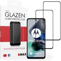 BMAX Screenprotector Moto G23 - 2-pack - Gehard glas - Full Cover
