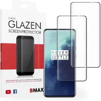 BMAX 2-pack OnePlus 7T Pro Glazen Screenprotector - Full Cover