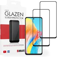BMAX Screenprotector OPPO A98 - 2-pack - Gehard glas - Full Cover
