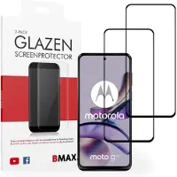 BMAX Screenprotector Motorola Moto G13 - 2-pack - Gehard glas - Full Cover