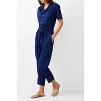French Connection Utility Pocket Jumpsuit Dk Navy Size: 6 | Jumpsuits Outlet | Dames | Blauw