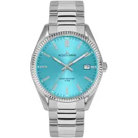 Jacques Lemans Kwartshorloge Derby Horloge, herenhorloge, dameshorloge, roestvrijstalen band, tot 10 bar waterdicht.