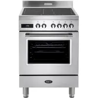 Boretti CFBI604IX fornuis 4-pits inductie fornuizen - rvs zuinig energieklasse A - 60 cm breed inductiefornuis | 871