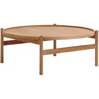 Brdr. Krüger Hb Salontafel Ø100 Cm Hout - Salontafels Kersenboom Cherry - BOO9-COL