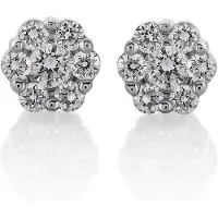 Orphelia OD-5326 - Oorstekers - 18 Karaat Witgoud / Diamant 0.30 ct