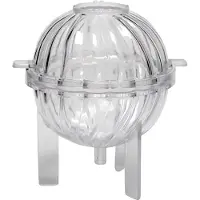 Packlinq Kaarsen gietvorm, h: 70 mm, lont nr. 21 , Kogel met spiraal, 1stuk