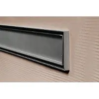Wiper Betegelbare doucheplaat 120 x 120 cm met goot Showerlay Pure afvoer horizontale goot hoofdzijde betegelbaar douchebord douchebak gelijkvloers