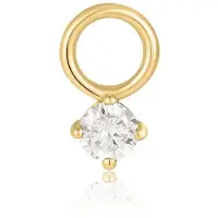 Ania Haie AH EC052-01G Pop Charms Dames Hanger - Sieraad - Zilver - Goudkleurig - 925 Zilver - 5 mm breed - 1 cm lang